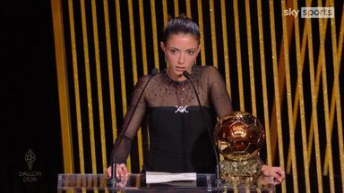 Bonmati wins Ballon d'Or Féminin: We need to lead by example